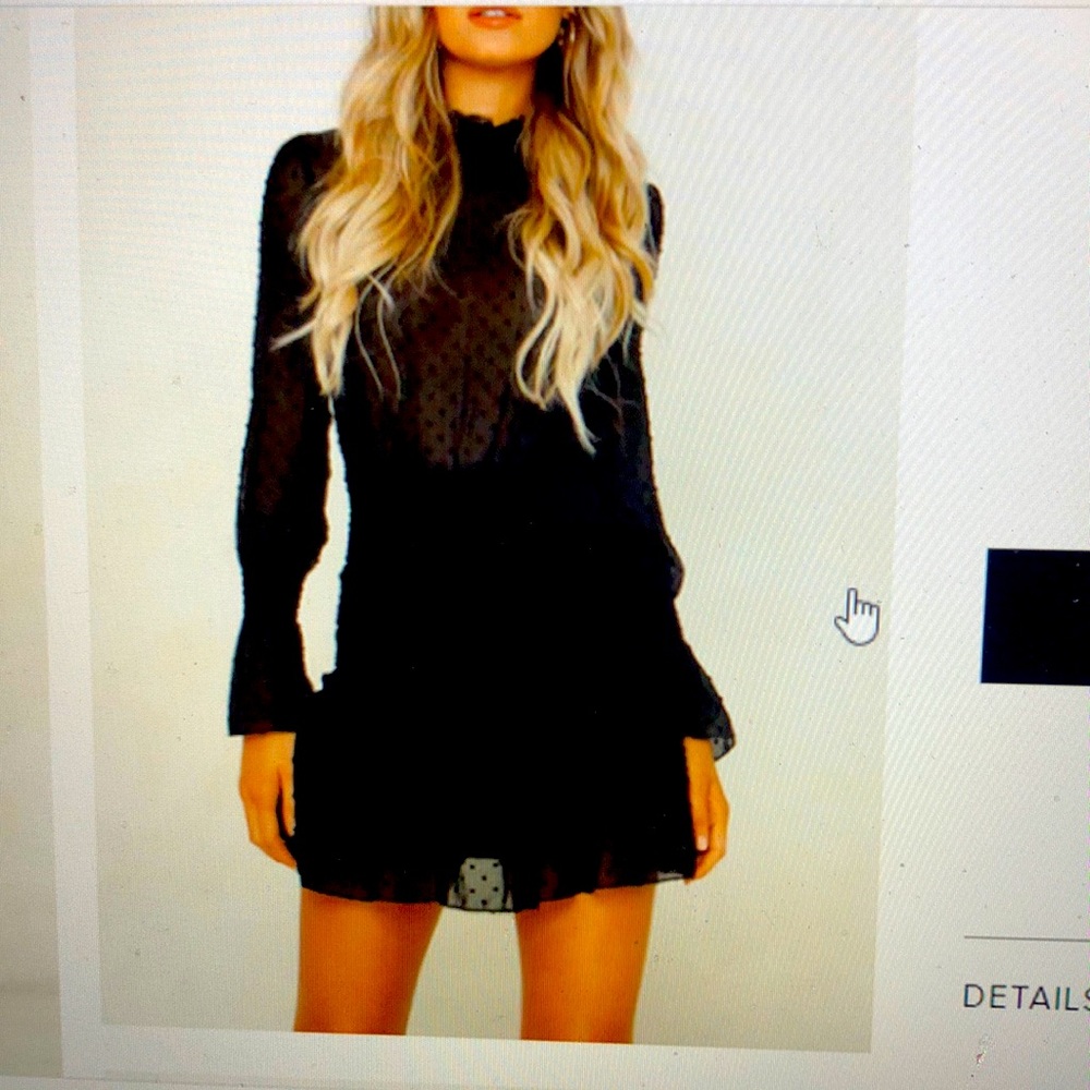 Don’t take it personal dress black hello molly